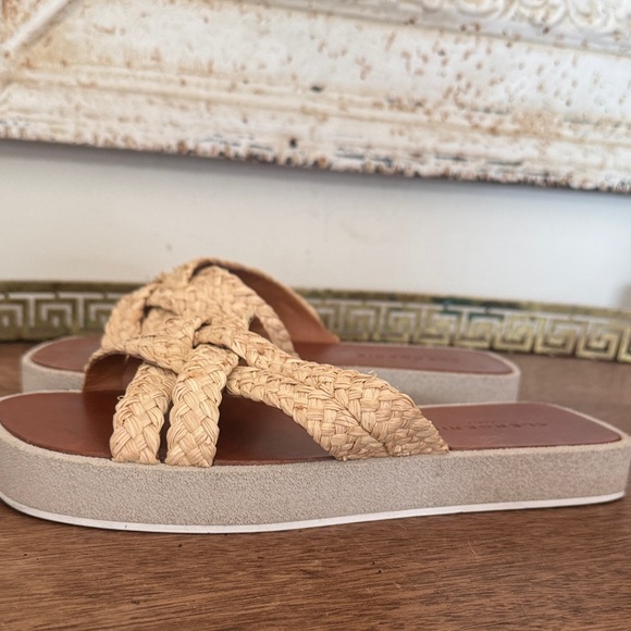 Clergerie Paris Robert Clergerie GAEL Straw Sandals - Picture 5 of 9